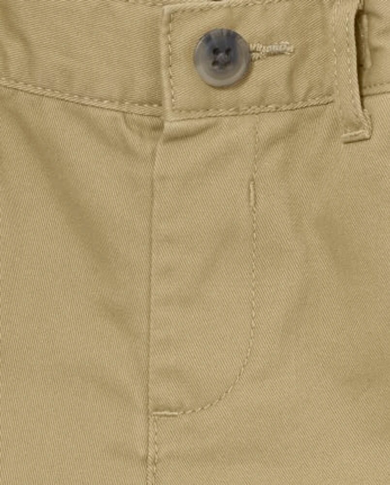Lot de 2 shorts chino uniformes pour bébé et tout-petit garçon