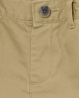 Baby And Toddler Boys Uniform Chino Shorts 2-Pack