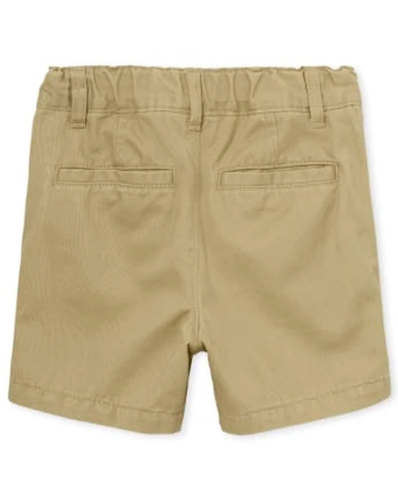 Lot de 2 shorts chino uniformes pour bébé et tout-petit garçon