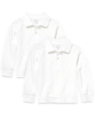 Baby And Toddler Uniform Pique Polo -Pack