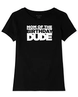 Womens Matching Family Birthday Graphic Tee