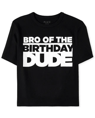 Boys Matching Family Birthday Graphic Tee
