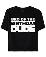 Boys Matching Family Birthday Graphic Tee
