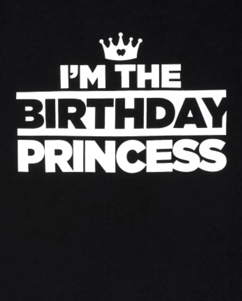 Girls Matching Family Birthday Graphic Tee