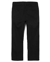 Boys Uniform Stretch Straight Chino Pants
