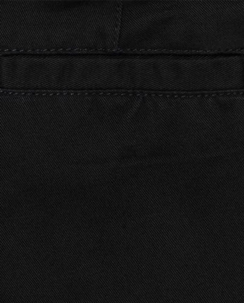 Boys Uniform Stretch Straight Chino Pants