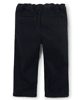 Baby And Toddler Boys Uniform Relaxed Straight Chino Pants -Pack