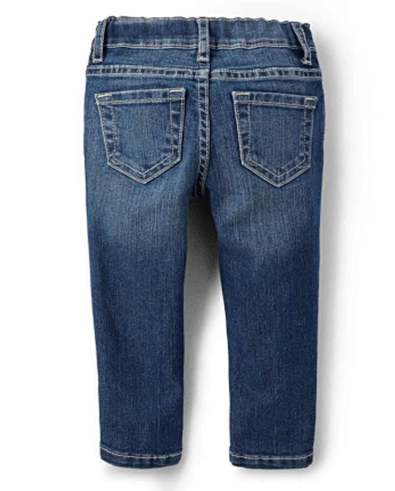 Lot de jeans skinny basiques pour bébé et toute-petite fille
