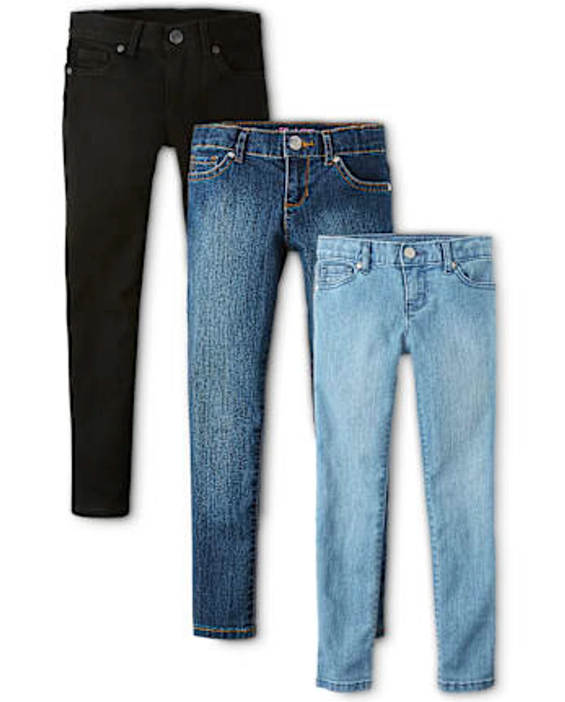 Girls Super Skinny Jeans 3-Pack