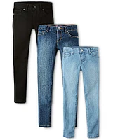 Girls Super Skinny Jeans 3-Pack