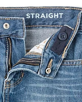 Lot de 2 jeans droits basiques pour garçon