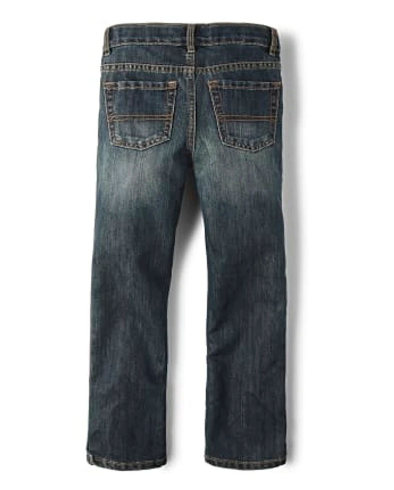 Lot de jeans bootcut basiques pour garçon