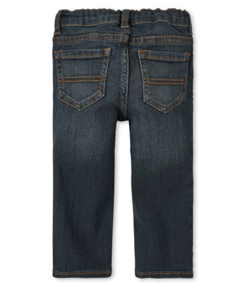 Baby And Toddler Boys Straight Jeans 3-Pack
