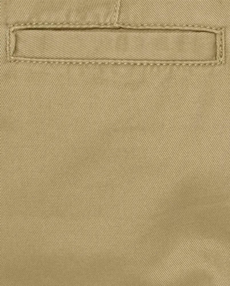Lot de 2 pantalons chino droits uniformes extensibles pour garçons