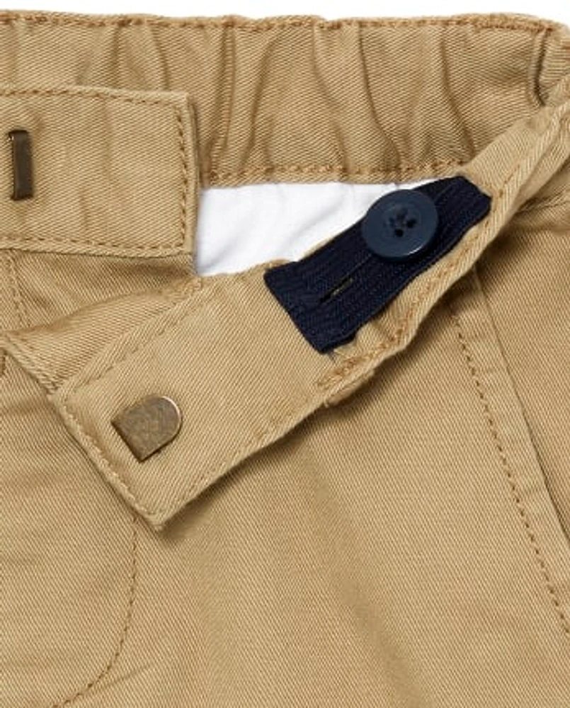Lot de 2 pantalons chino skinny extensibles pour bébé et tout-petit garçon
