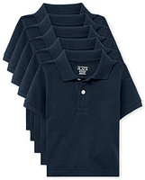 Baby And Toddler Uniform Pique Polo 5-Pack