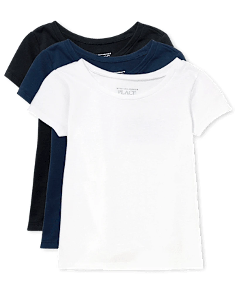 Lot de 3 t-shirts pour petites filles