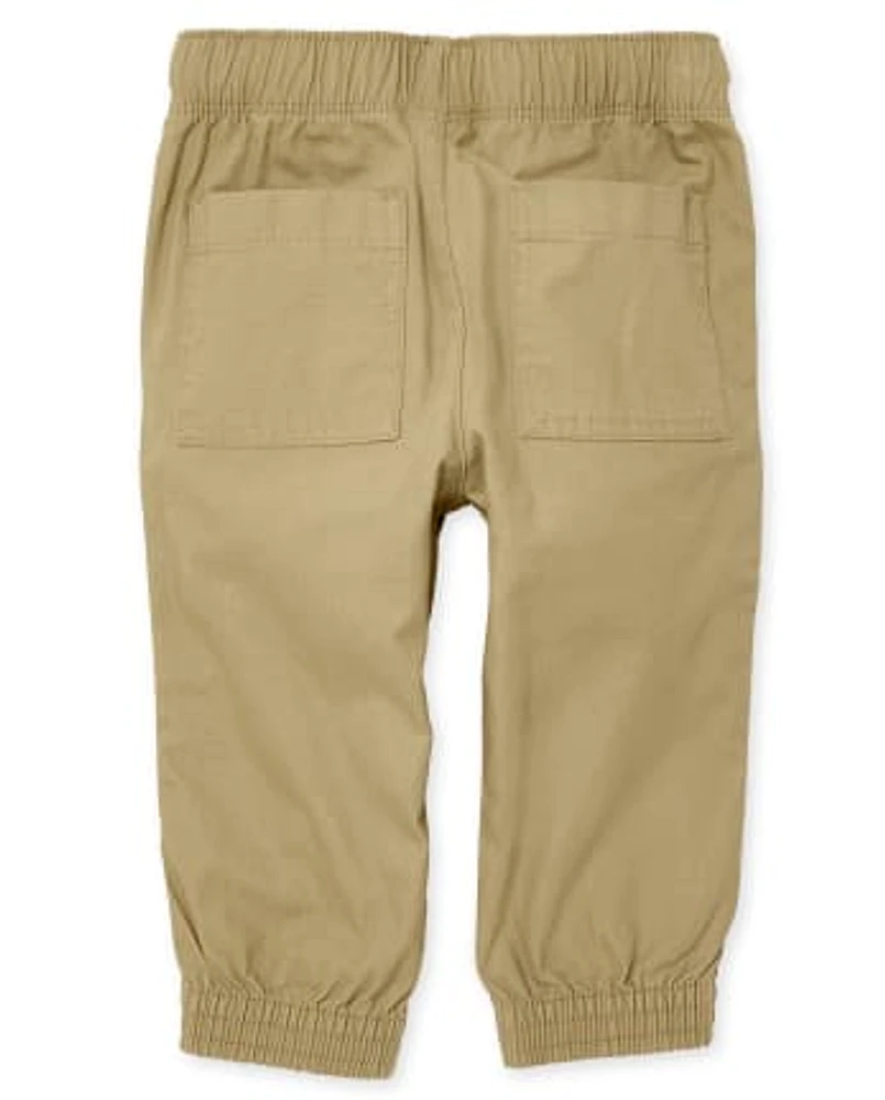 Pantalon de jogging extensible à enfiler pour bébés et tout-petits garçons