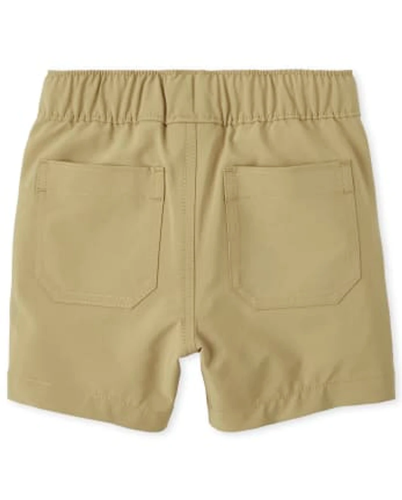Baby And Toddler Boys Quick Dry Pull On Jogger Shorts