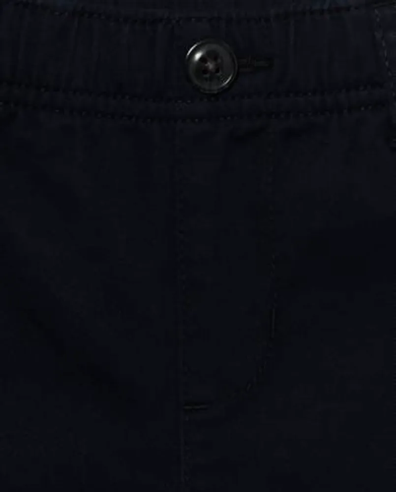 Boys Uniform Stretch Pull On Straight Chino Pants