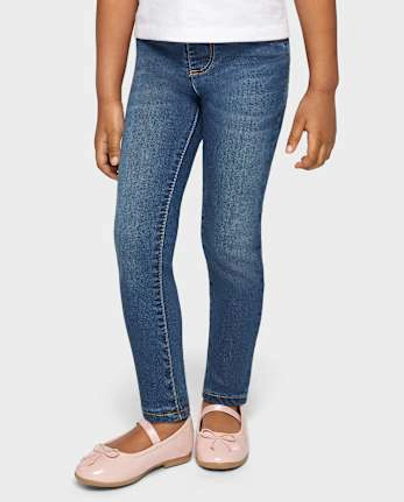 Jegging en denim extensible pour bébé et toute-petite fille