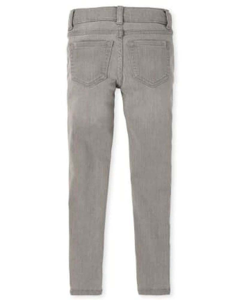 Girls Knit Denim Jeggings -Pack