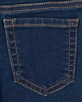 Girls Knit Denim Jeggings