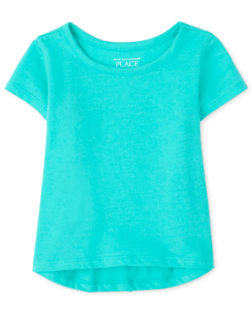 Baby And Toddler Girls High Low Tee Shirt