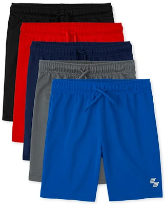 Boys Basketball Shorts 5-Pack