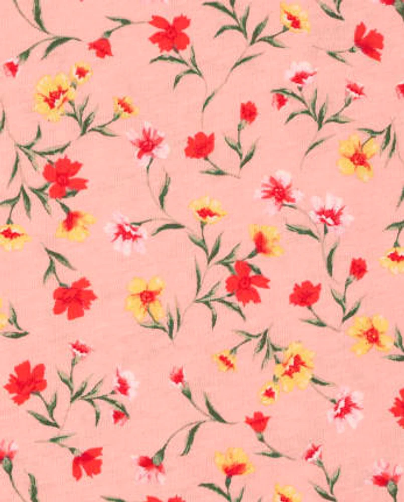 Girls Print Tee Shirt 4-Pack