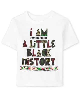 Baby And Toddler Matching Family Black History Graphic Tee