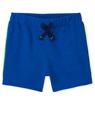 Baby And Toddler Boys Piped French Terry Shorts
