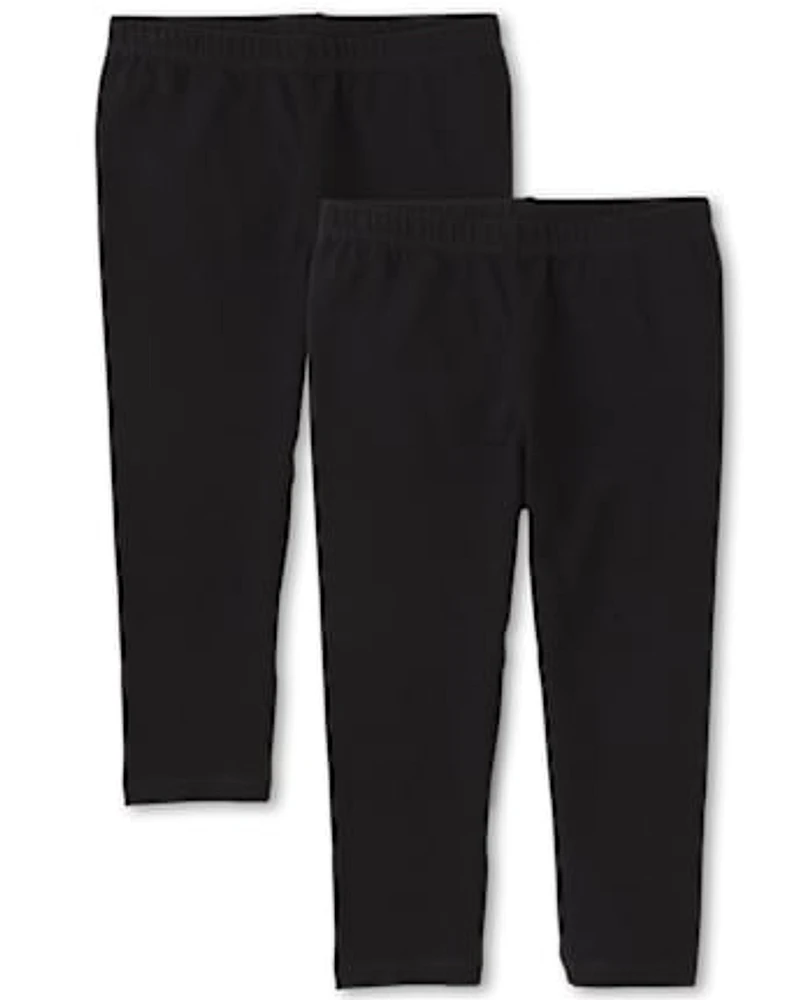 Girls Capri Leggings 2-Pack