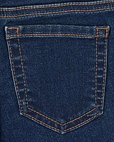 Girls Knit Denim Jeggings - Slim
