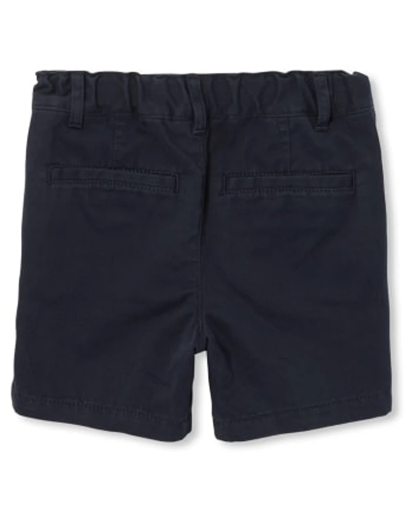 Baby and Toddler Boys Uniform Stretch Chino Shorts