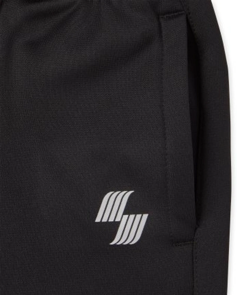 Boys Moisture Wicking Fleece Pants 2-Pack