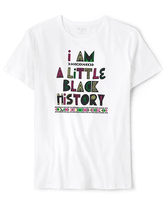 T-shirt graphique d'histoire noir assorti pour adulte unisexe