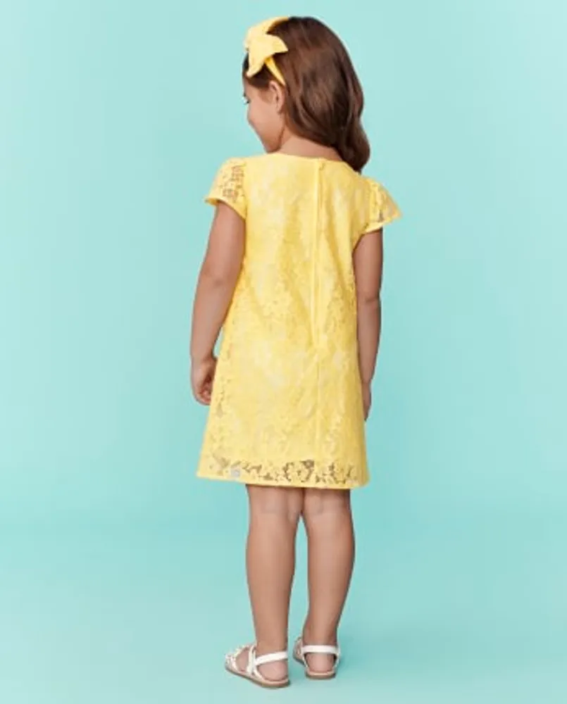 Toddler Girls Lace Shift Dress