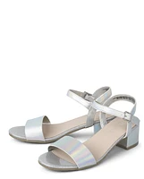 Girls Holographic Low Heels