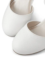 Girls Shimmer Low Heel Shoes