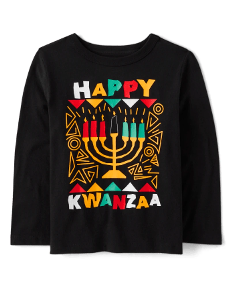 Baby And Toddler Happy Kwanza Graphic Tee