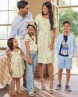 Kids Chambray Boat Shoes