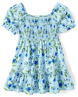 Toddler Girls Mommy And Me Floral Ruffle Dress