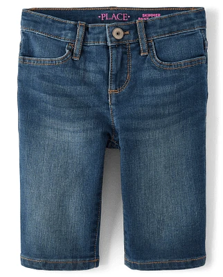 Girls Denim Skimmer Shorts
