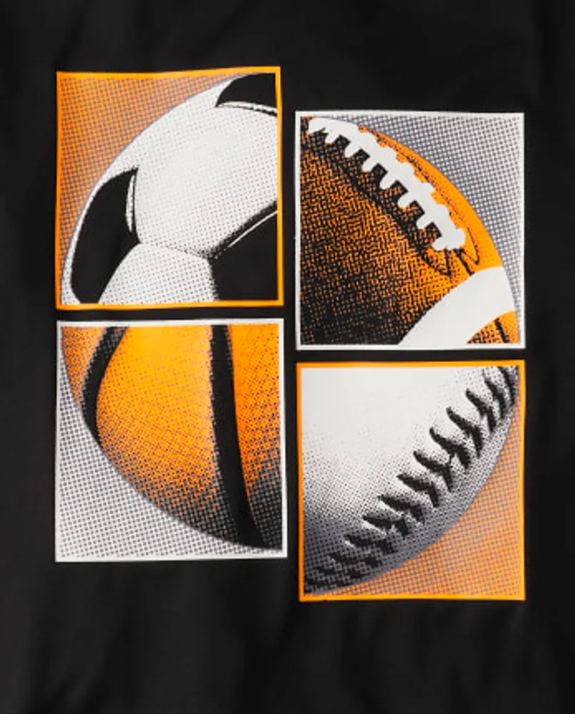 Boys Graphic Performance Top