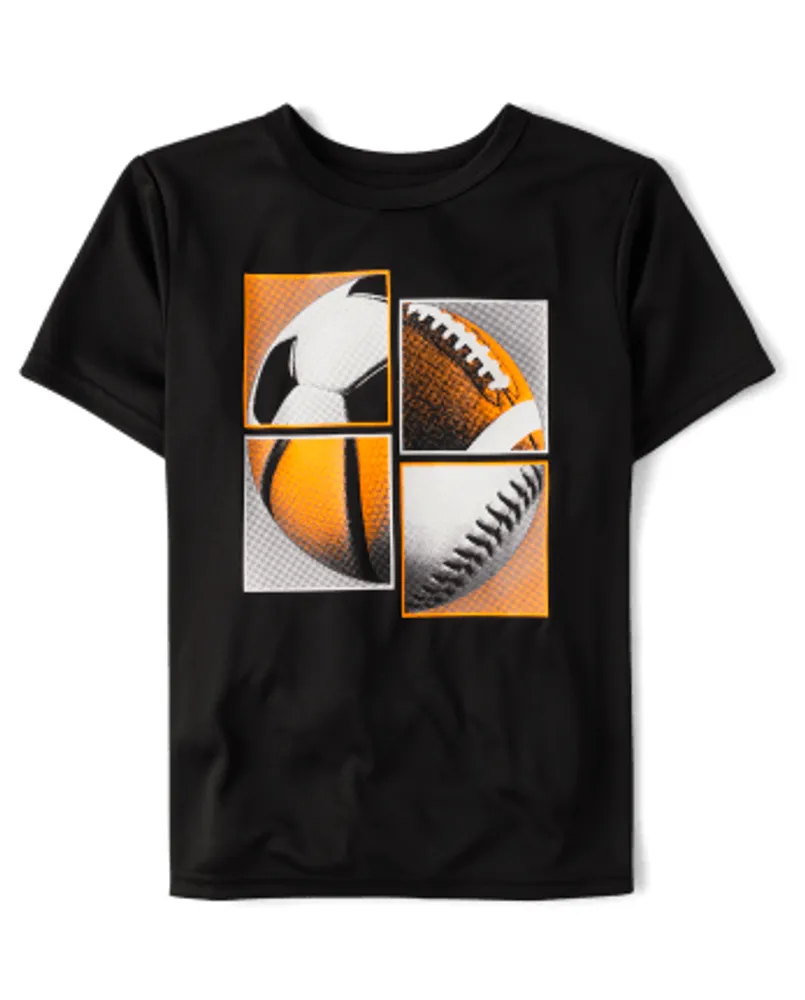 Boys Graphic Performance Top