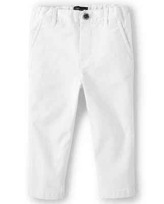 Baby And Toddler Boys Uniform Stretch Skinny Chino Pants