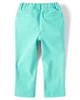 Baby And Toddler Boys Uniform Stretch Skinny Chino Pants