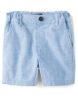 Baby And Toddler Boys Textured Chino Shorts