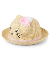 Toddler Girls Cat Fedora